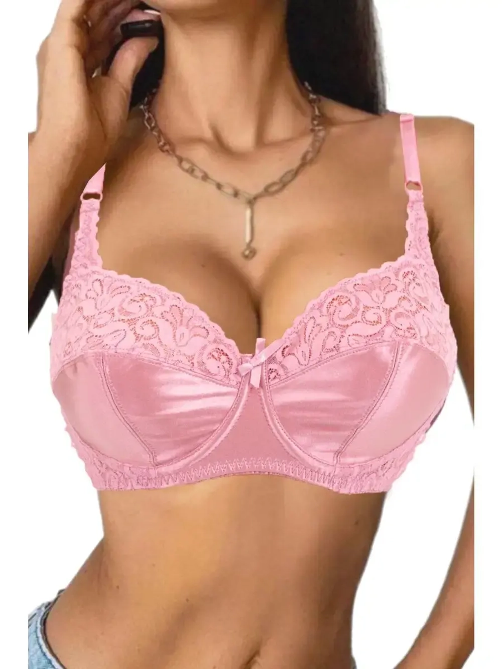 Франзуская модель Бюстгальтера большой размер с косточками