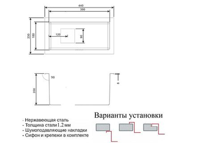 Мойка ZorG SZR-2344-G BRONZE