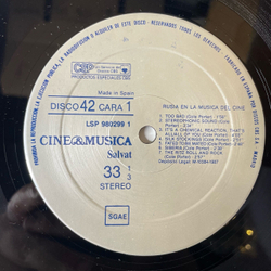 Винтажная виниловая пластинка LP Rusia En La Musica De Cine Россия В Киномузыке (Испания 1988)