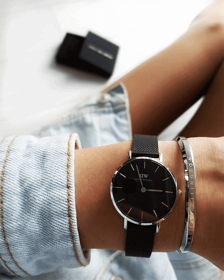 Женские часы Daniel Wellington Petite Ashfied 28 мм  DW00100246