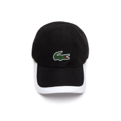 Теннисная кепка Lacoste Sport Contrast Border Lightweight Cap - black/white