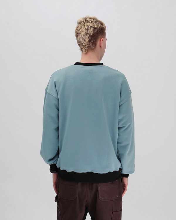 Толстовка Crewneck Biglogo Blue - фото 3