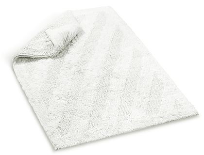 Коврик для ванной 60x100 L'appartement Diagonal Tufted white белый