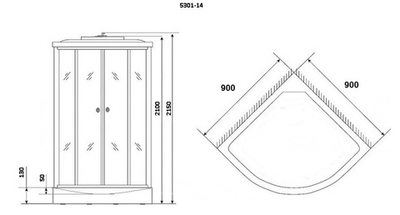 Душевая кабина Niagara NG-5301