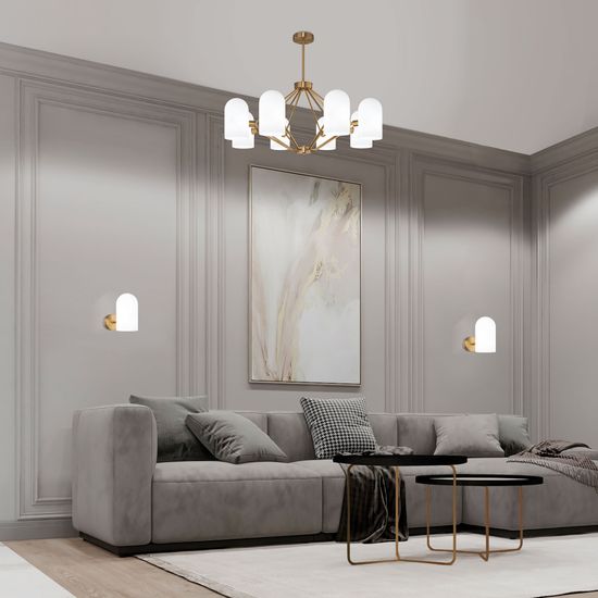 60157/1/ настенный светильник/ латунь