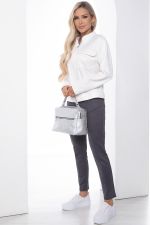 Жакет на молнии Александра (белый) Б8898 LT Collection