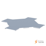 Крышка на крестообразный ответвитель лестничный 400 мм EKF