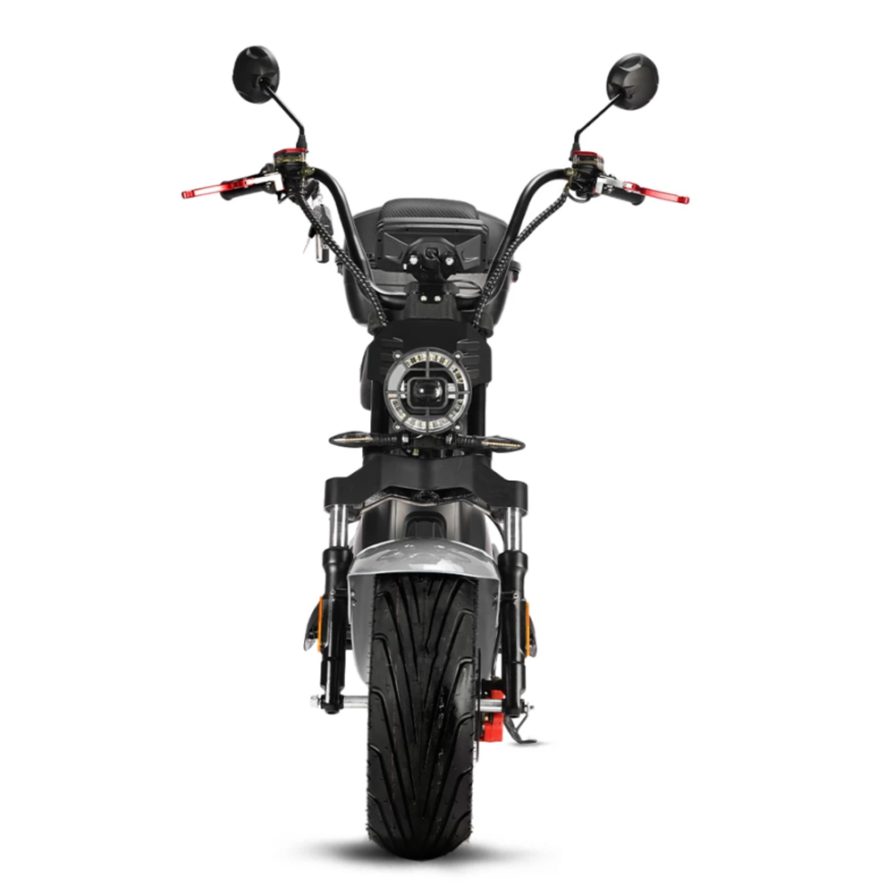 Электроскутер CityCoco WHITE SIBERIA BLACK SEA (SILVER) 5000W