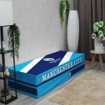 Бескаркасный диван кровать раскладной "Manchester City - Манчестер Сити"