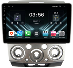 Магнитола для Ford Ranger 2, Mazda BT-50 2007-2011 (серебро) - FarCar DX3021M монитор 9" IPS на Android 13, 4+64Гб, CarPlay