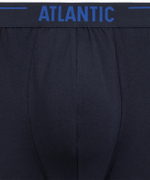 Мужские трусы шорты Atlantic, набор из 5 шт., хлопок, темно-синие, 5SMH-004