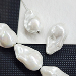 Жемчуг Майорка, капля барокко 26×13мм, штучно