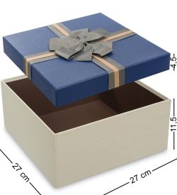 Packing Symphony WF-80-A Набор коробок из 3шт «Квадрат» цв.беж./син.
