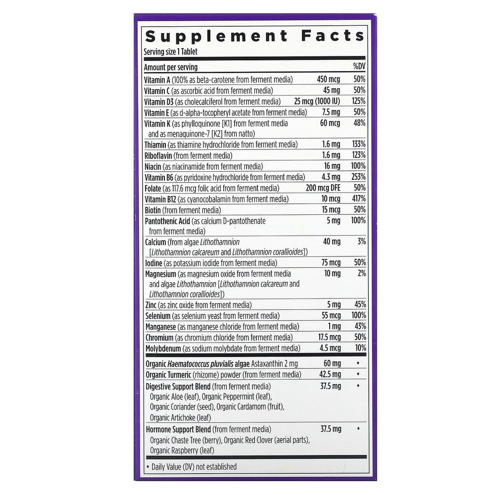 New Chapter, 55+ Every Woman's One Daily, витаминный комплекс на основе цельных продуктов для женщин старше 55 лет, 96 вегетарианских таблеток