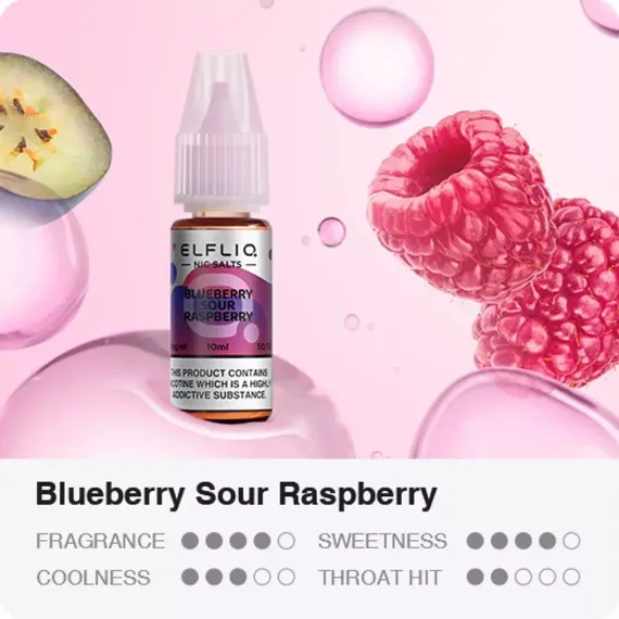 ELFLIQ - Blueberry Sour Raspberry (5% nic, 30ml)
