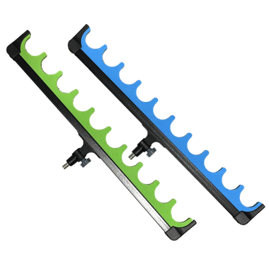 Подставка для удилищ Namazu 0028-2 на 10 удочек с измен. углом наклона Гребенка фидерная Цвет Ассорти