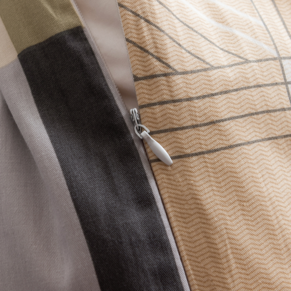 Комплект постельного белья Делюкс Сатин 100% хлопок на резинке LR433