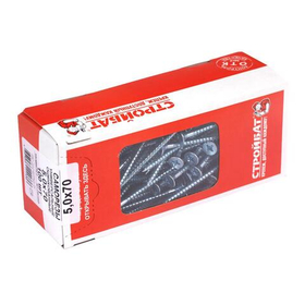 Саморезы универсальные 5,0x 70 (белый цинк 100 шт)