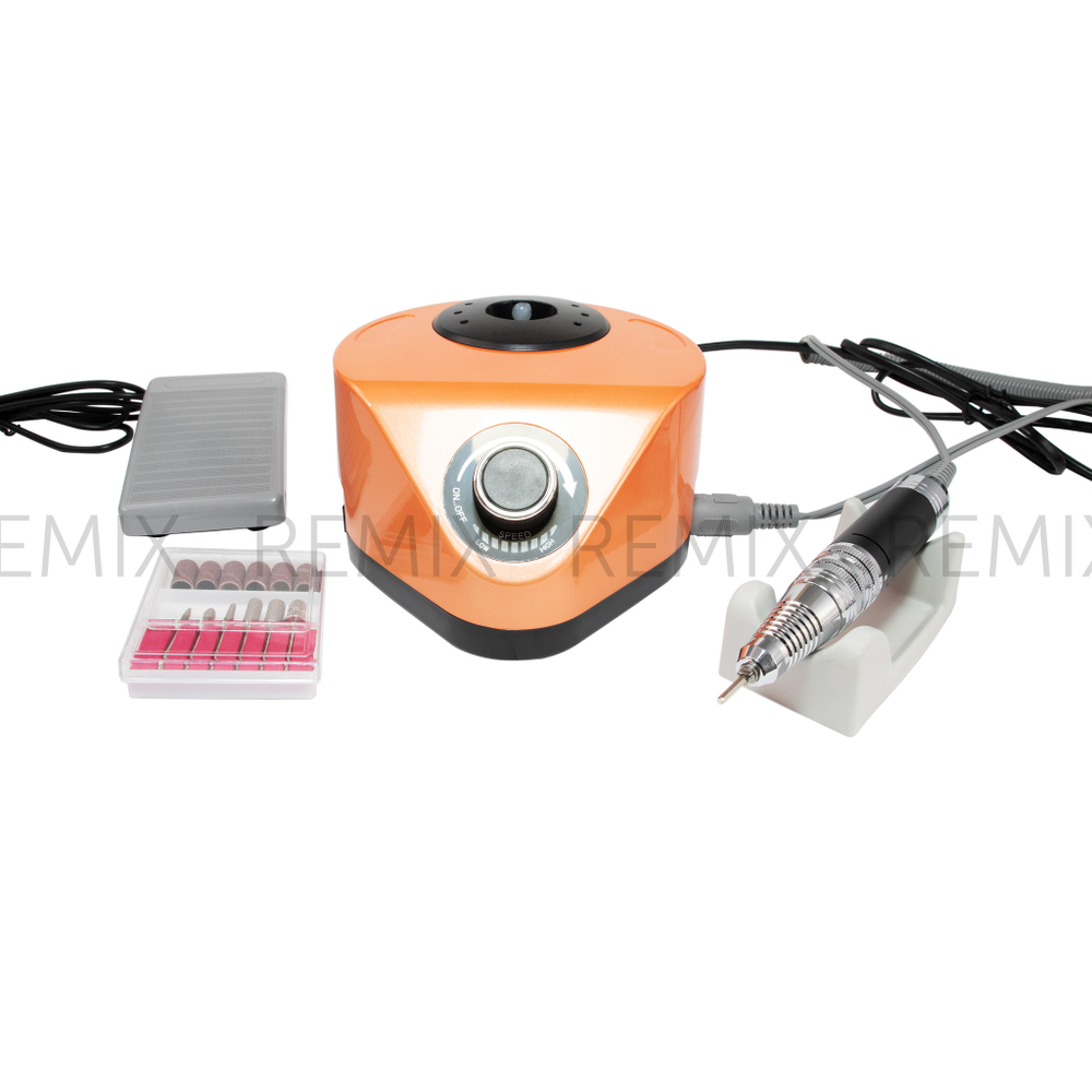 Аппарат для маникюра и педикюра, ZS-608, 65W, 45000 об/мин, ORANGE