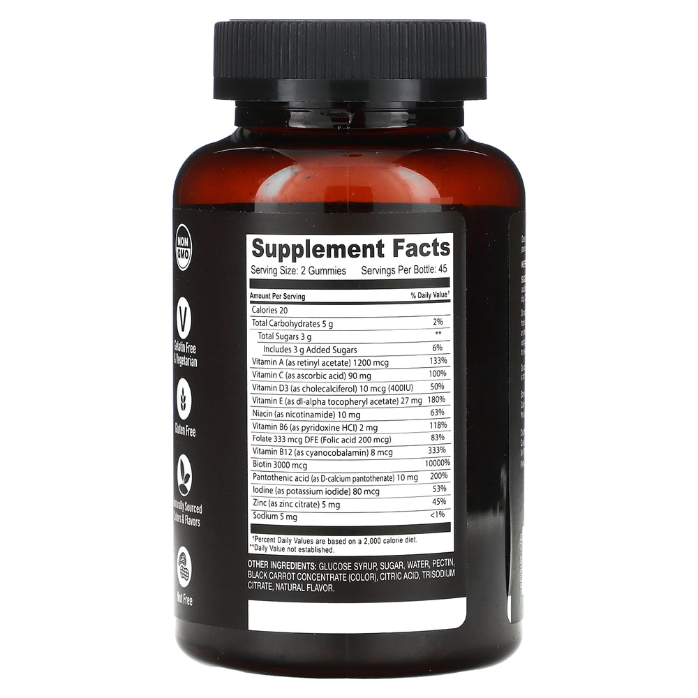 YumVs, Strong Earth, жевательные мармеладки для подростков, малина, 90 жевательных таблеток