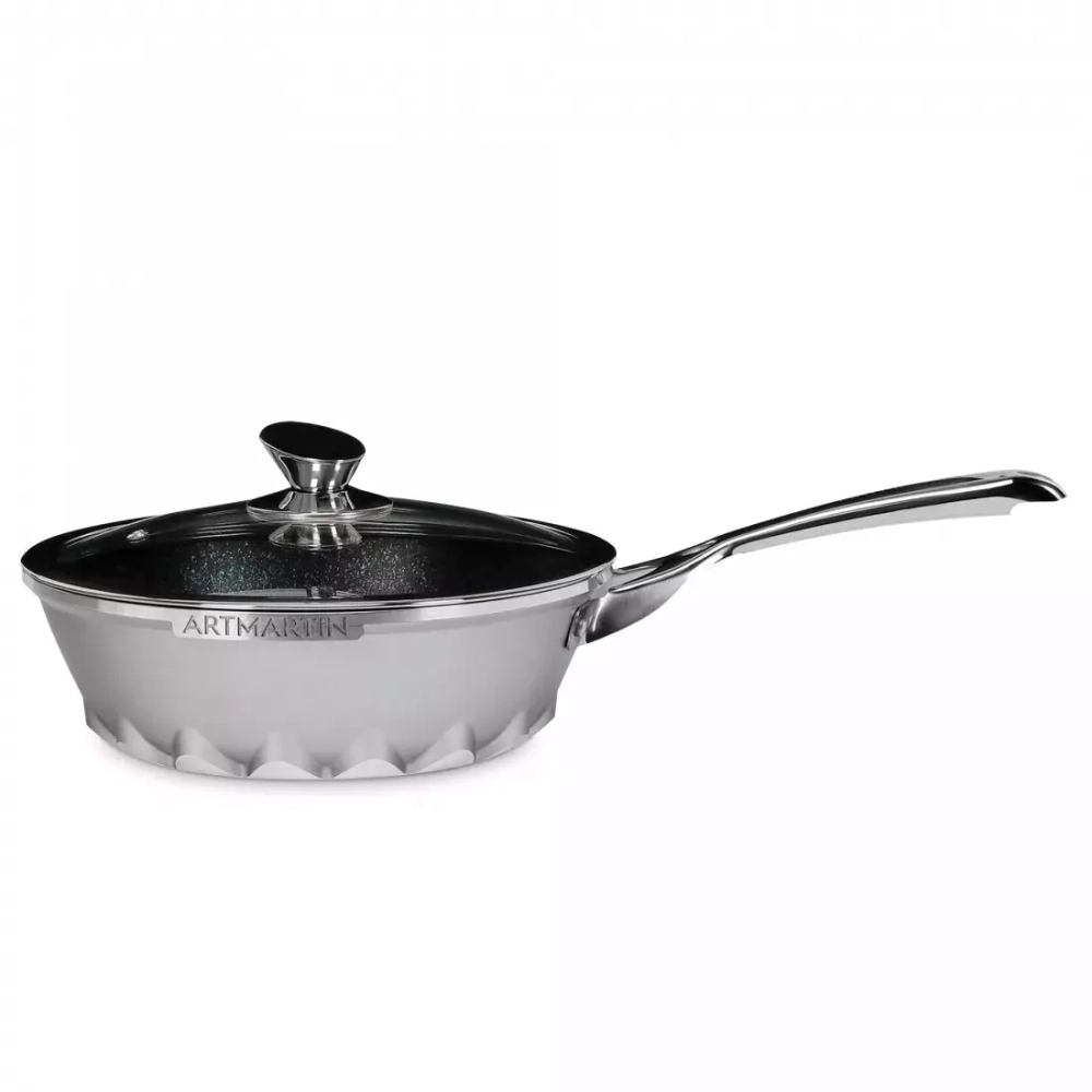 Вок с крышкой 28см Kitchen Star Artmartin