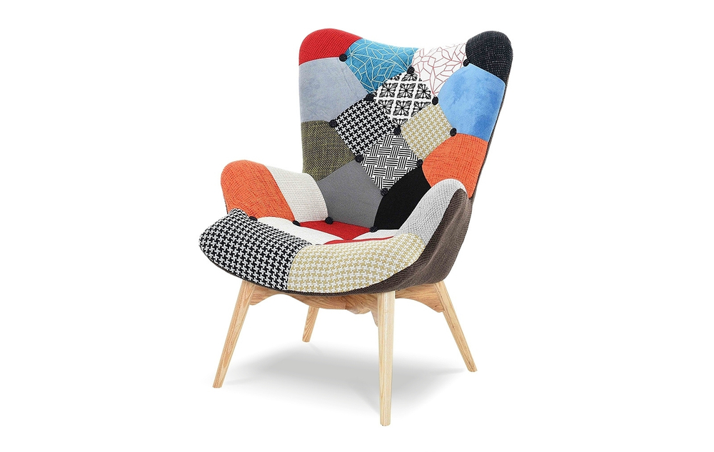 Кресло Contour DС-917(P) patchwork-лоскутный микс