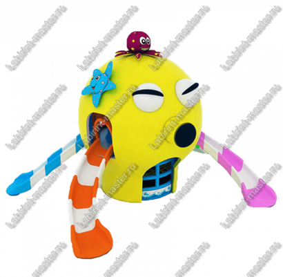 Горка пластиковая "Осьминожка"