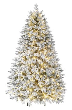 Заснеженная Искусственная елка Скандинавская Люкс 270 см - с освещением