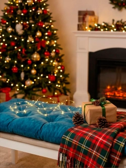 Подушка на скамью, подоконник, обувницу 100х45 см