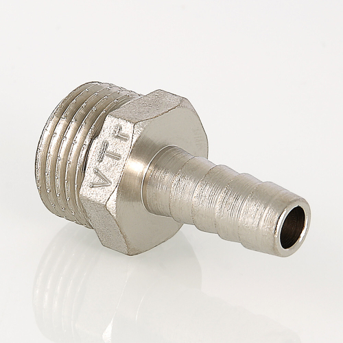 Штуцер латунный никелированный наружная резьба VALTEC