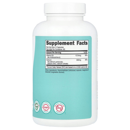 Nutricost, Для женщин, кальций и витамин D3`` 180 капсул