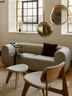 Подушка Ridge 45x45 cm Natural Cotton Wool-Mix