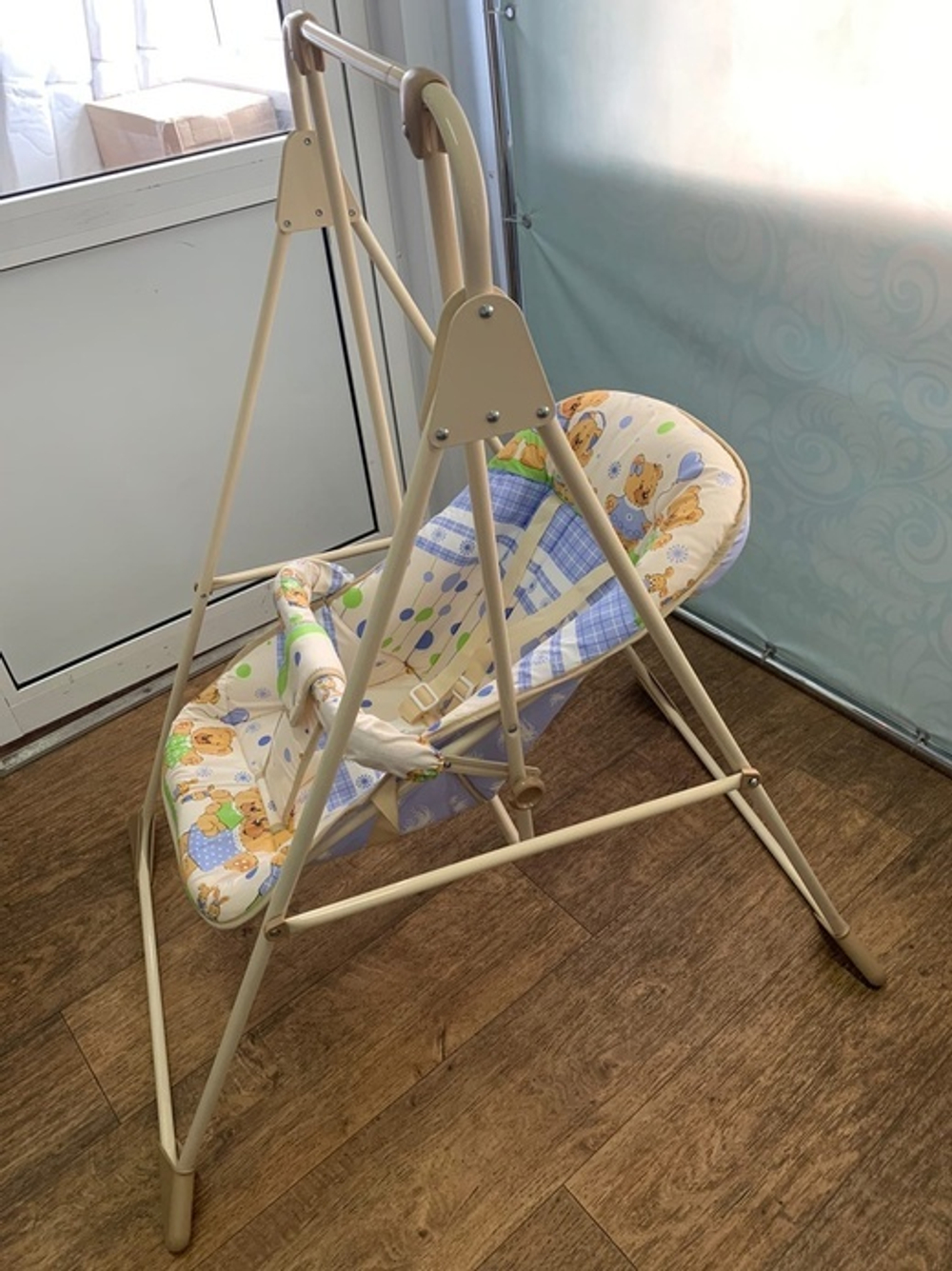 Качели напольные ВЕТЕРОК-ЛЮКС (бежевые)