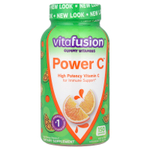 VitaFusion, Power C ™, жевательные мармеладки с витамином С высокой эффективности, натуральный апельсин, 150 жевательных таблеток