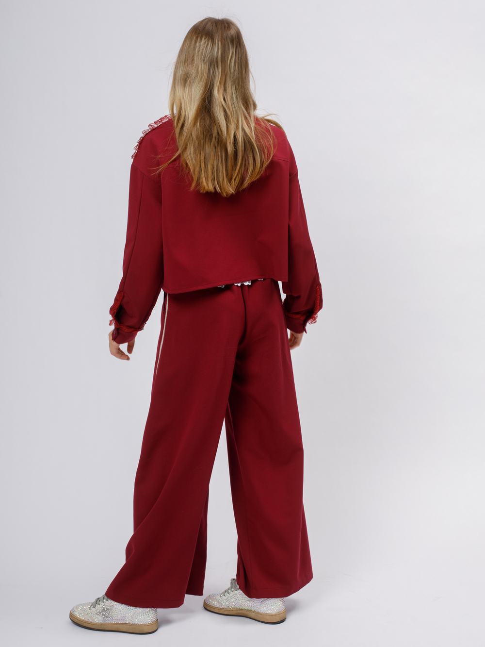 Жакет рубашка укороченная