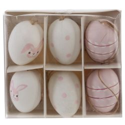 GAEM Набор из 12-ти изделий декоративных подвесных "Яйцо" (3*4), L4,5 W4,5 H30 см