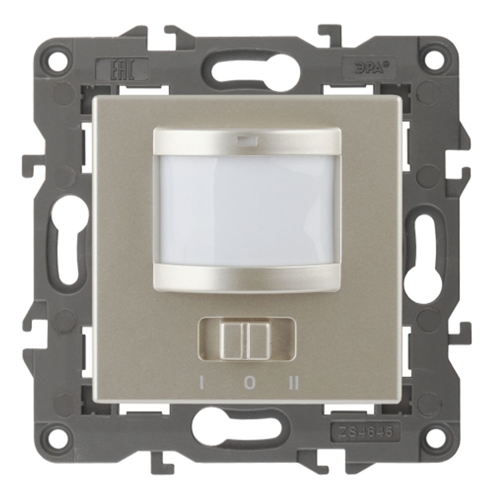 14-4103-04 ЭРА Датчик движения 2-проводной, 180-240В, 200Вт, IP20, Эра Elegance, шампань