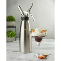 Сифон (кремер) для взбивания сливок 1 л (до +70°C) нерж. GASTRO INOX THERMO P.L. Proff Cuisine