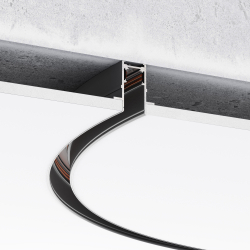 Slim Magnetic Встраиваемый радиусный шинопровод черный ⌀ 1200мм 85159/00 85159/00