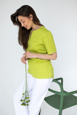 Блуза женская м65-2 toray стретч лайм