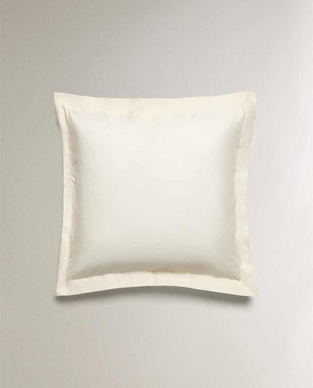 ZARA HOME (200 НИТЕЙ) НАВОЛОЧКА ИЗ ПЕРКАЛЯ, ВАНИЛЬНЫЙ