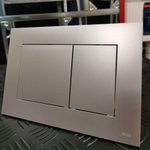 Панель смыва TECEnow для системы двойного смыва, материал пластик, цвет панели хром матовый