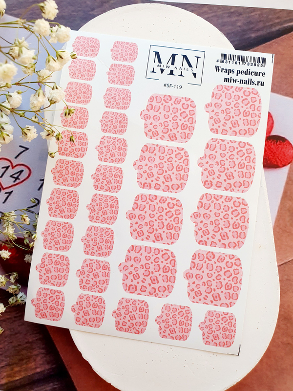 Плёнки для педикюра Wraps stickers SF-119