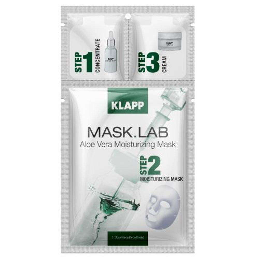 Увлажняющая маска с Алоэ Вера Klapp Mask.Lab Aloe Vera Moisturizing Mask