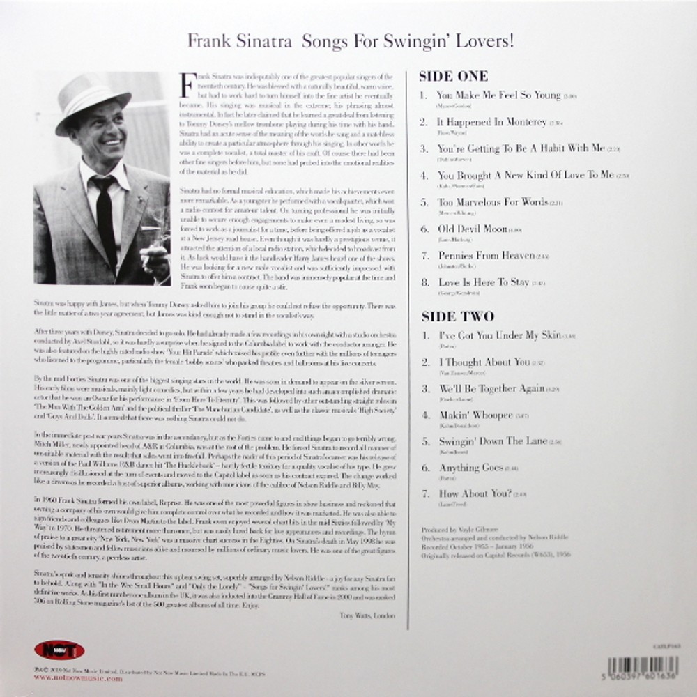 Frank Sinatra / Songs For Swingin' Lovers! (LP)