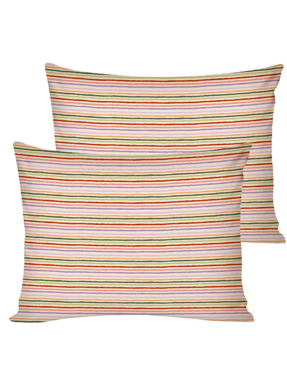 Постельное белье перкаль Сказка "Нежная полоска" 2-спальное Наволочка 50х70 см 2 шт Простынь на резинке 160x200 см Пододеяльник 175x215 см