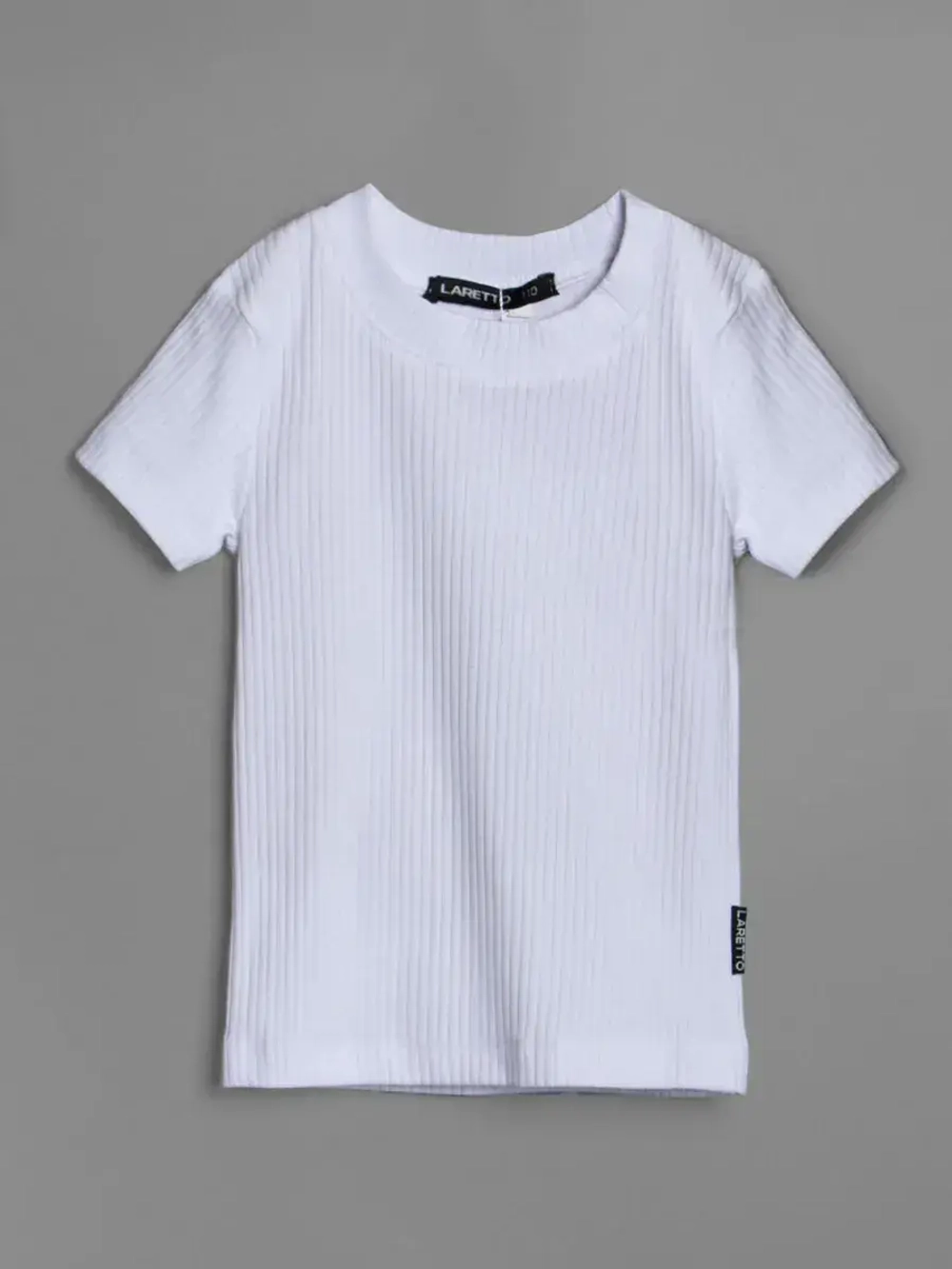 Белая футболка для девочки базовая