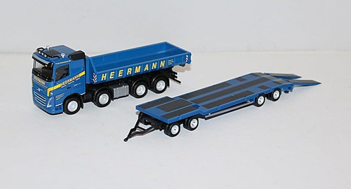 Грузовик Volvo FH4 ​​FD с выкатным кузовом-H Z + прицеп TU4 Heermann