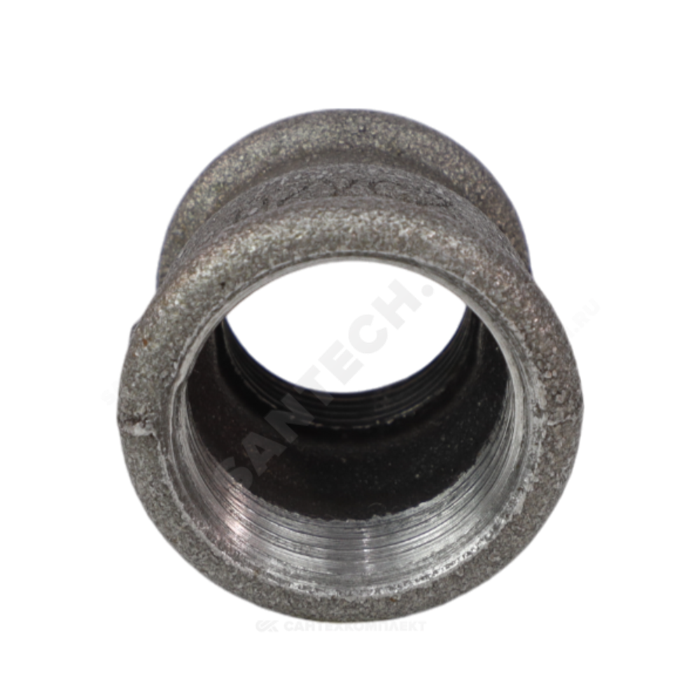 Муфта переходная чугун Ду 25х20 (1"х3/4") ВР Fittex