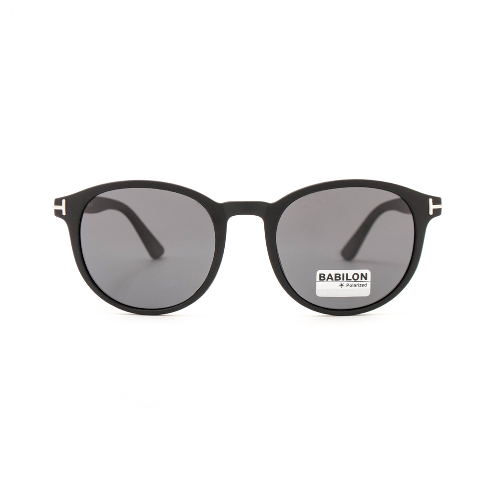 Солнцезащитные очки BABILON 0840 С2 панто черные матовые